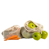 Reusable produce bag - organic cotton - 3-pack
