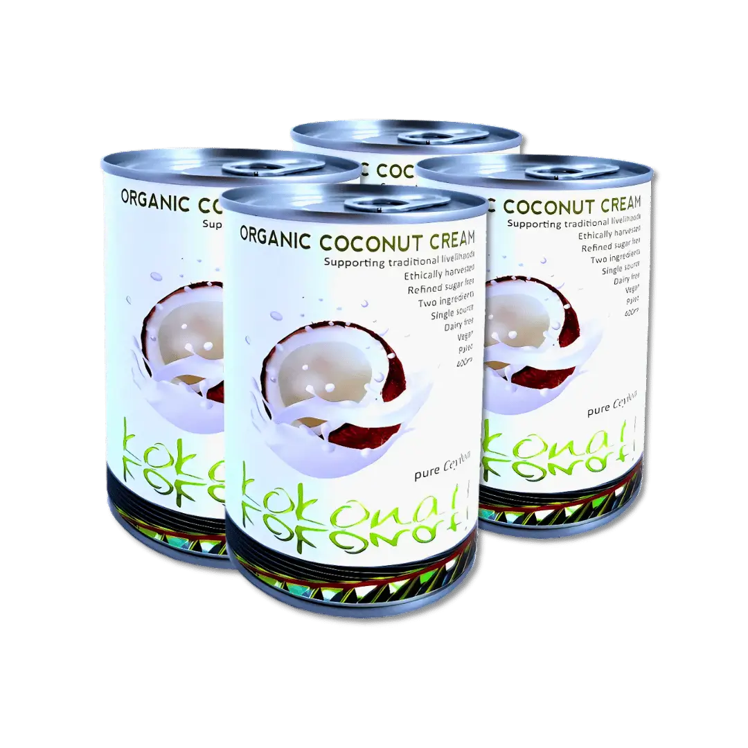 400ml 4-Pack Organic Coconut Cream
