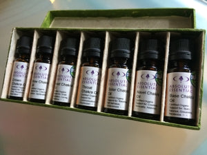 Absolute Essential Chakra Oils Box Set (7 x 10ml)